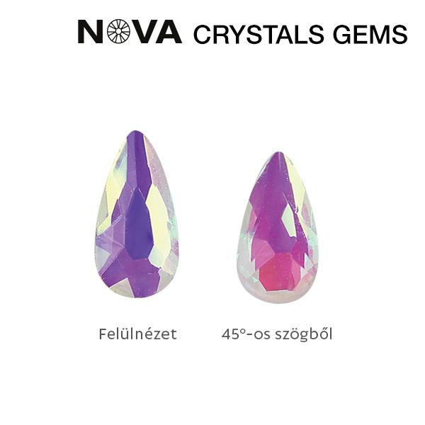Strasuri Nova Gems Drop 5X3 Mm Aurora (10 Buc) image 0