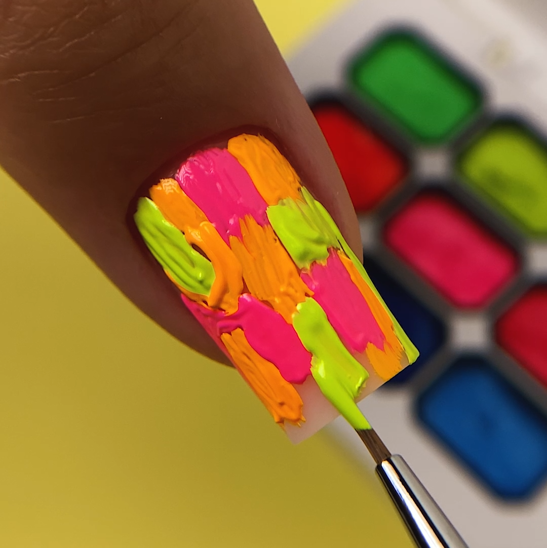Artique set geluri pentru pictură - Neon Vibes - BrillBird