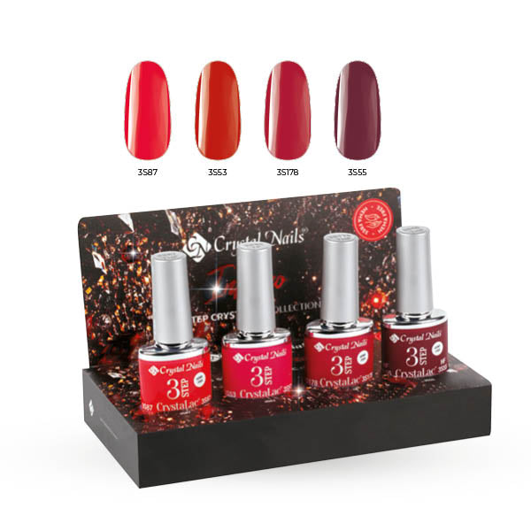 Kit 3Step CrystaLac Inferno 2026 (4x4ml) - BrillBird
