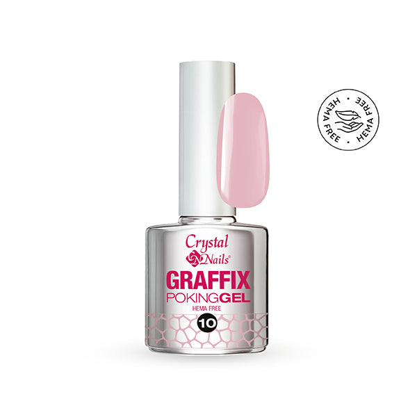 Graffix Poking Gel - 10 Strawberry Milk - 4ml - BrillBird