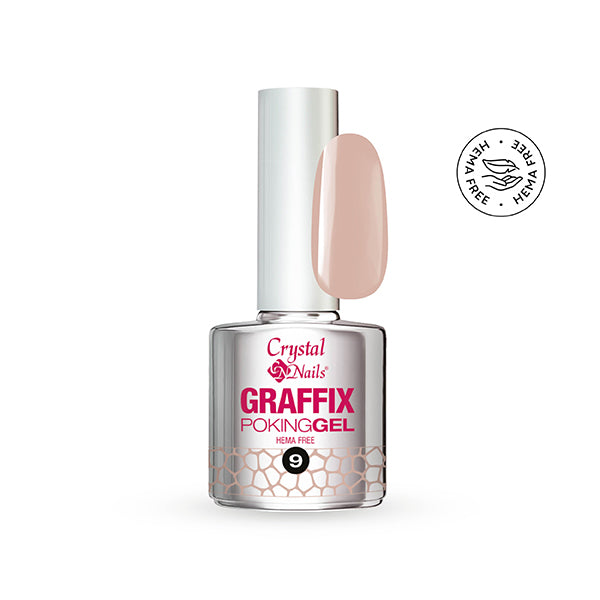 Graffix Poking Gel - 09 Warm Nude - 4ml - BrillBird
