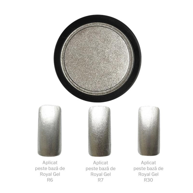 Pigment Chromirror - Fine Silver - Crystal Nails