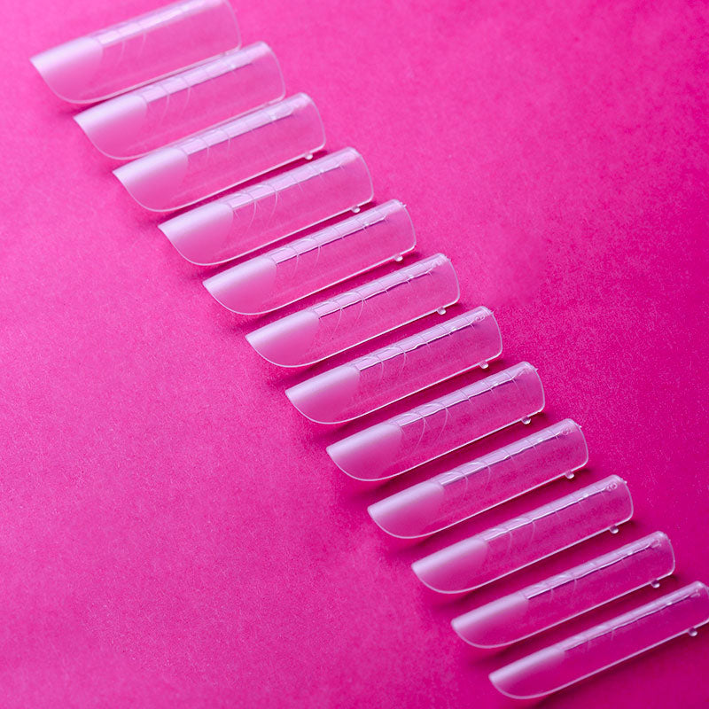 Fusion Acrygel Reverse Tips - Slim Square - 120buc image 1