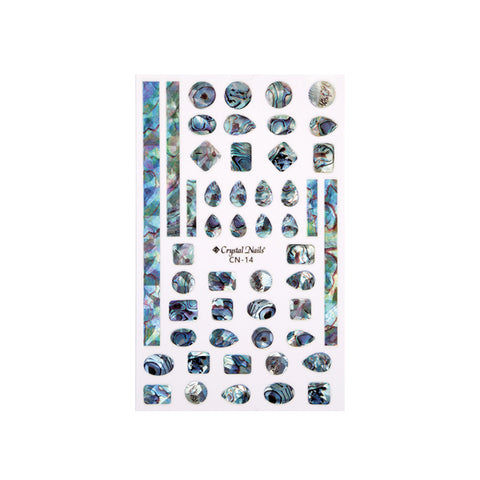 Abțibild Unghii CN-14 - Crystal Nails