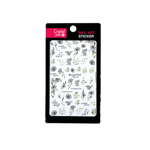 Abțibild Unghii CN-18 - Crystal Nails