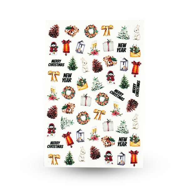 Abtibild Unghii Water 3d - Cozy Christmas – Crystal Nails
