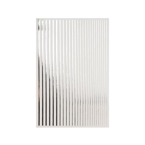 Magic Stripes Stickers - Silver image 0