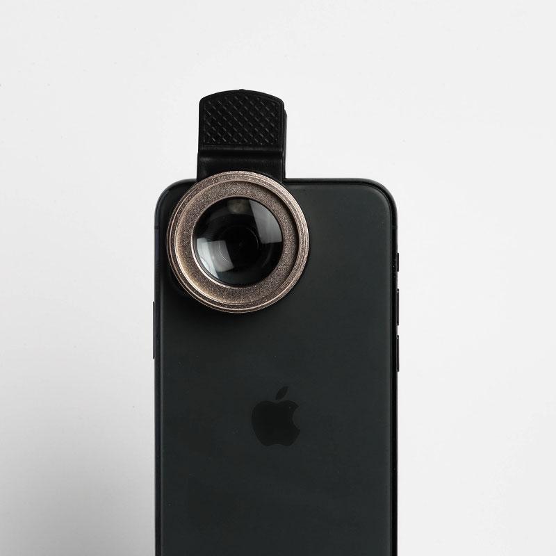 Kit Lentilă macro telefon 2 in 1 - 37mm 0.45WM - GOLD image 2