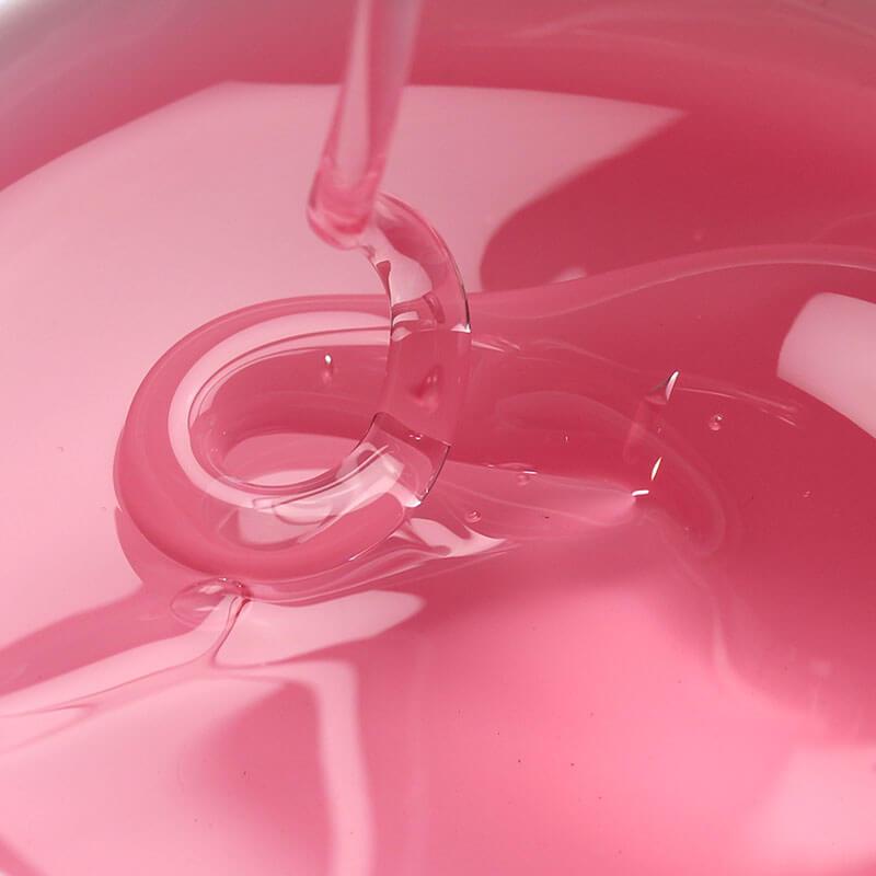 Glassy Pink Gel - Gel transparent nuanțat roz image 1