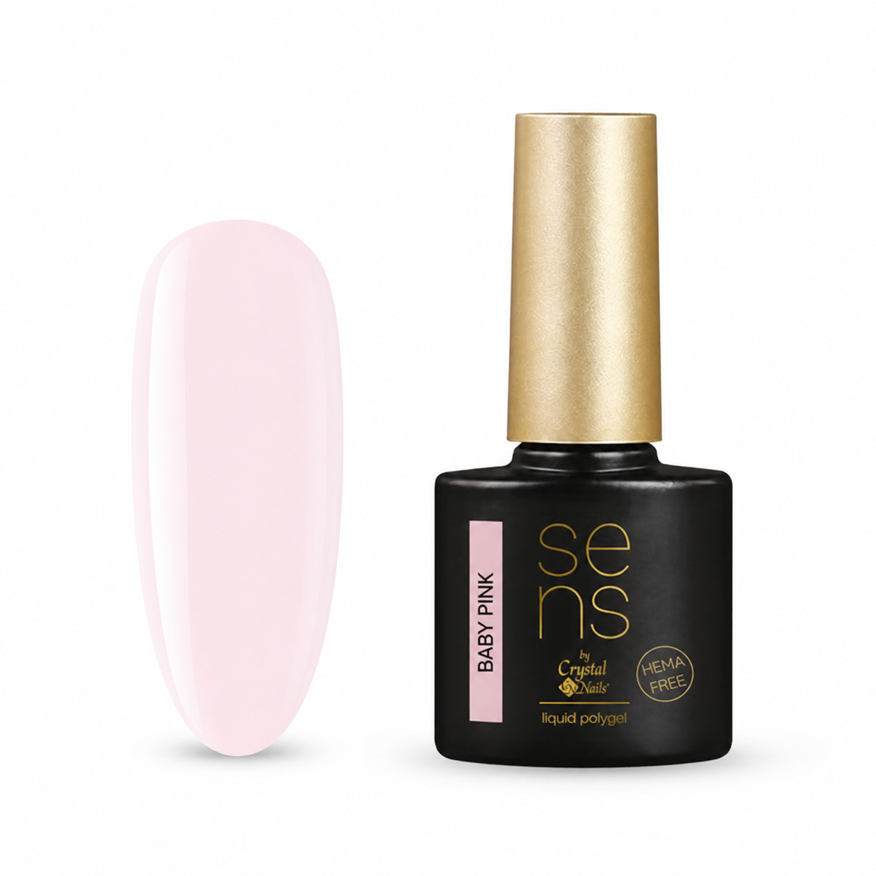 Sens Liquid Acrylgel - Baby Pink - 10ml - Crystal Nails