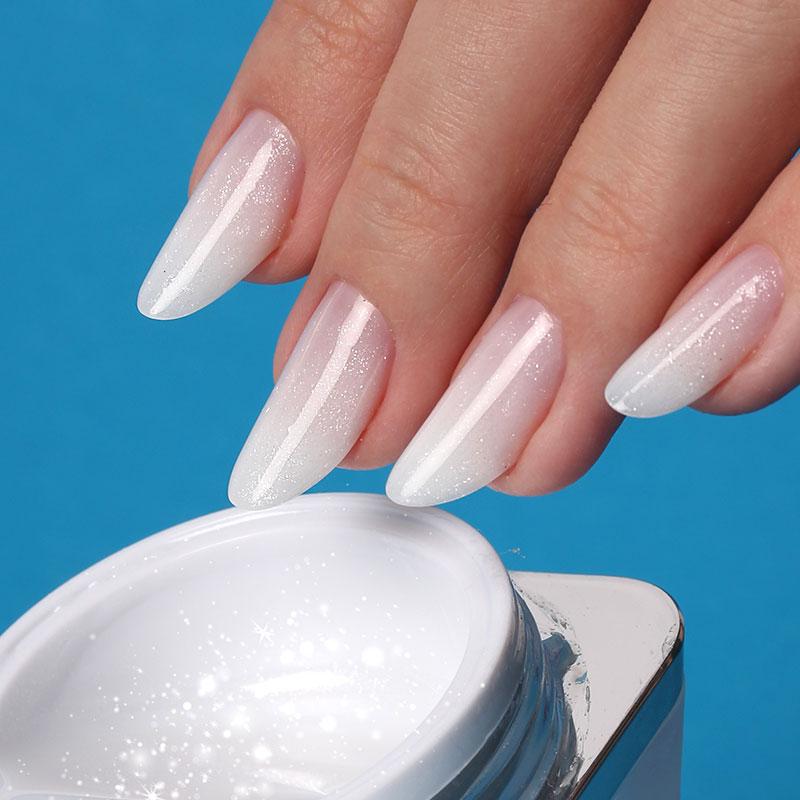 Babyboomer Builder Crystal White Gel – Crystal Nails