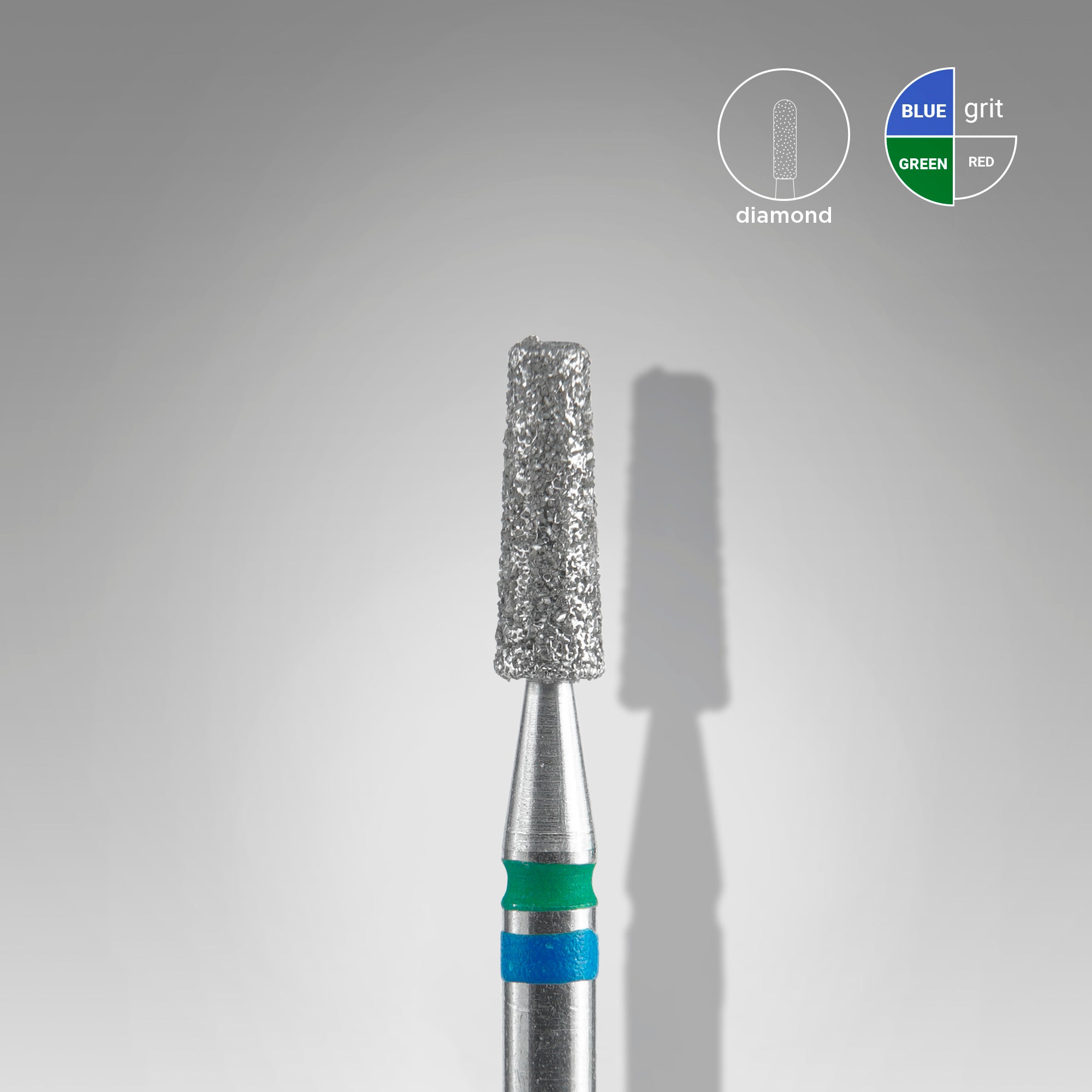 Cap Diamant DUO Con Albastru-Verde - EXPERT 2,5/8 mm FA70BG025/8 - Staleks