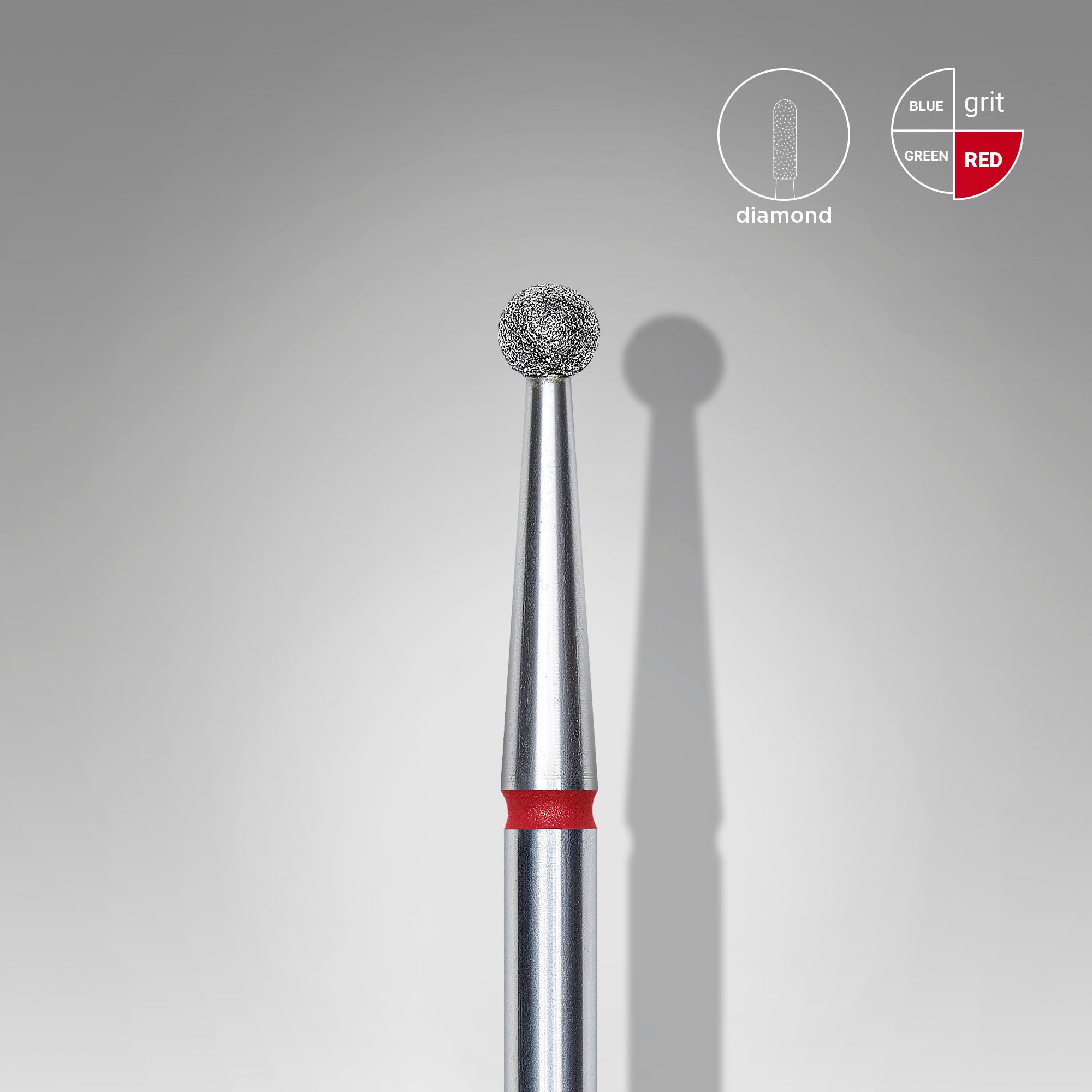 Cap Diamant Bilă Roșu - EXPERT 2,5 mm FA01R025 - Staleks