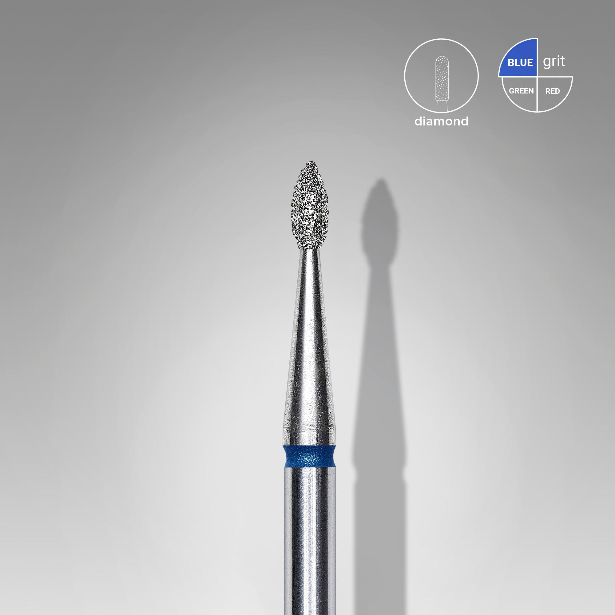 Cap diamant picătură albastru EXPERT 1,6 mm / 4 mm (FA40B016/4) – Staleks