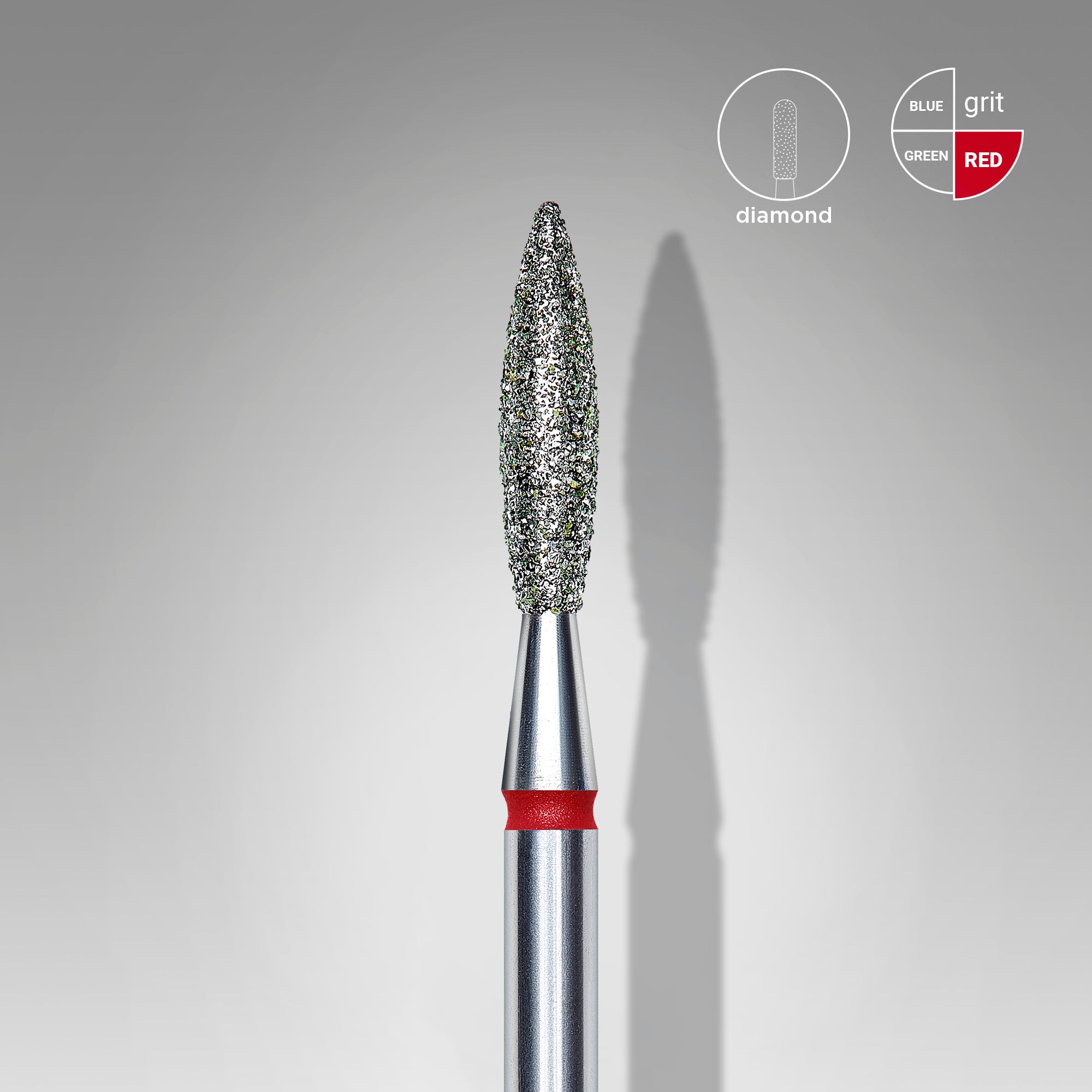 Cap diamant flacără roșie EXPERT 2,3 mm / 10 mm (FA10R023/10) – Staleks