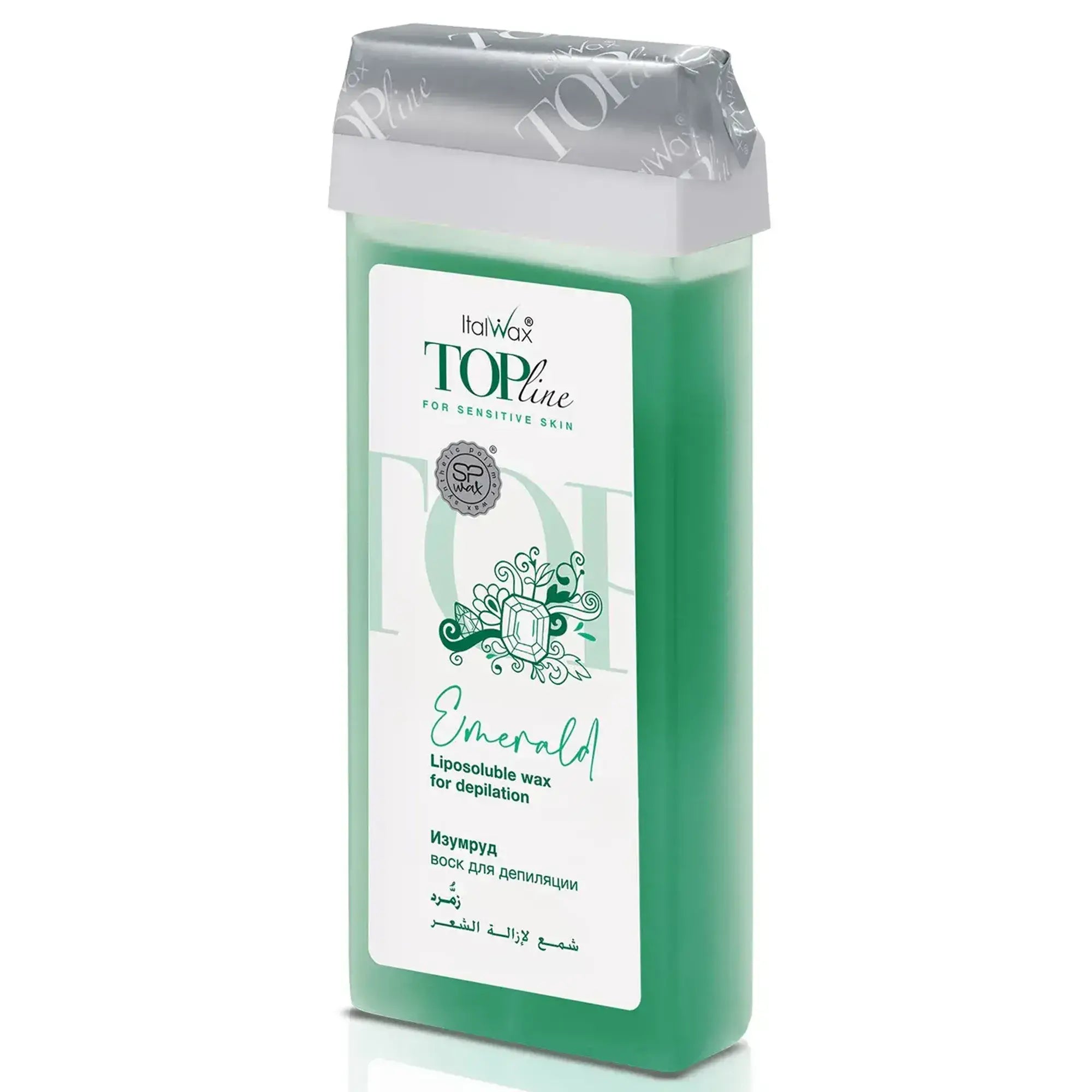 Cartuse "Italwax TopLine" Formulă sintetică Ceara Liposolubila - Emerald - 100ml