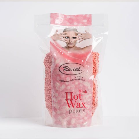 Ceară perle extra elastică Roz 800g – Roial