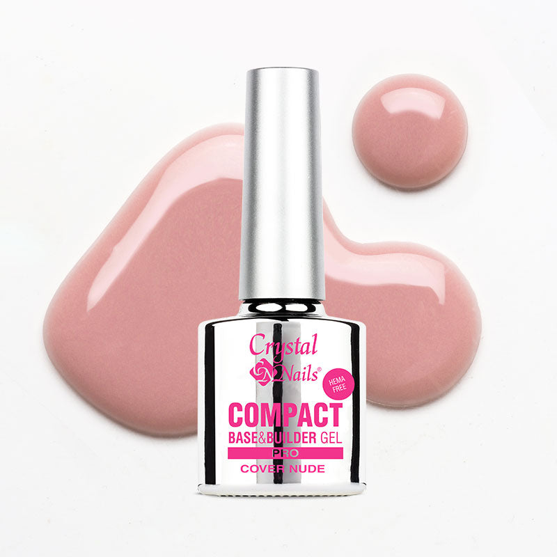Compact Pro Rubber Base & Builder Gel - Cover Nude - 13ml – Crystal Nails