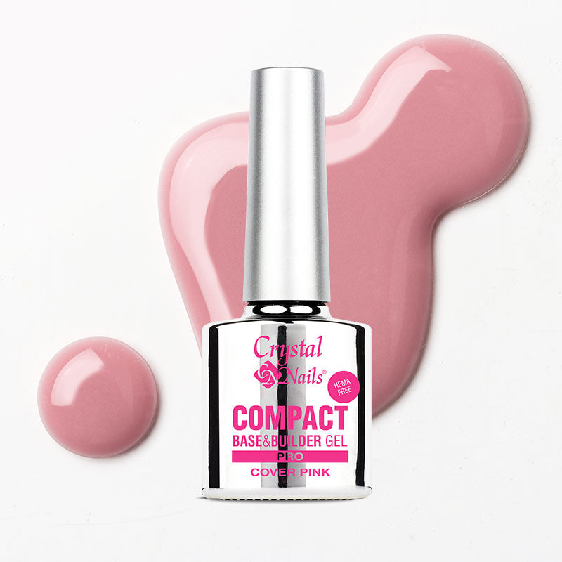 Compact Pro Rubber Base & Builder Gel - Cover Pink - 13ml – Crystal Nails