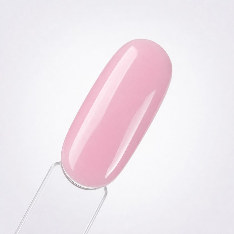Compact Pro Rubber Base & Builder Gel - Milky Pink - 13ml - Crystal Nails - nuanță pe tips
