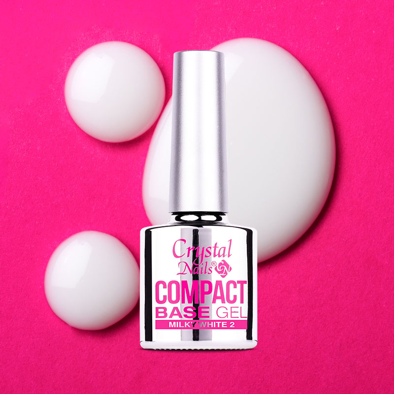 Compact Rubber Base Gel - Milky White 2 – Crystal Nails