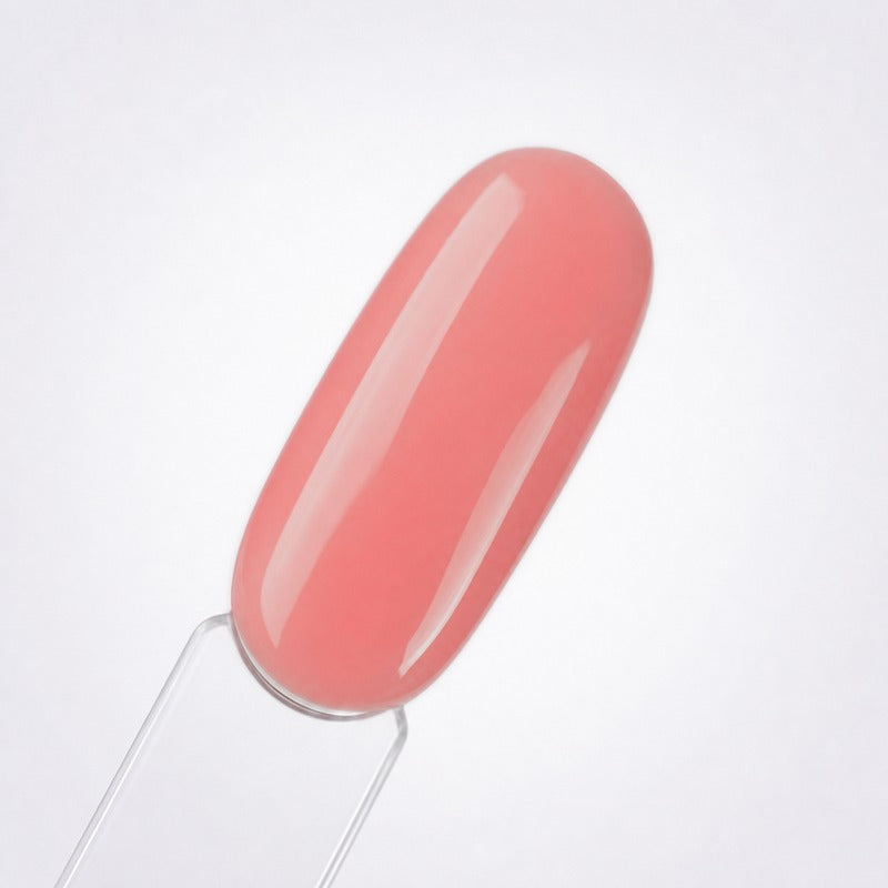 Compact Rubber Base Gel - Translucent Nude - Crystal Nails - nuanță pe tips
