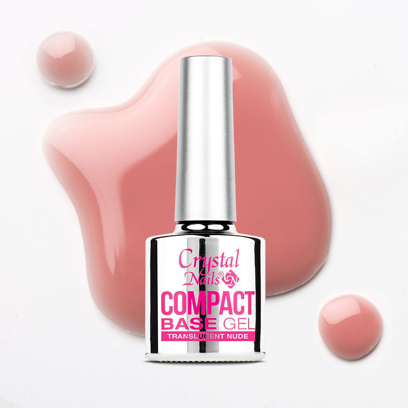 Compact Rubber Base Gel - Translucent Nude - 8ml - BrillBird