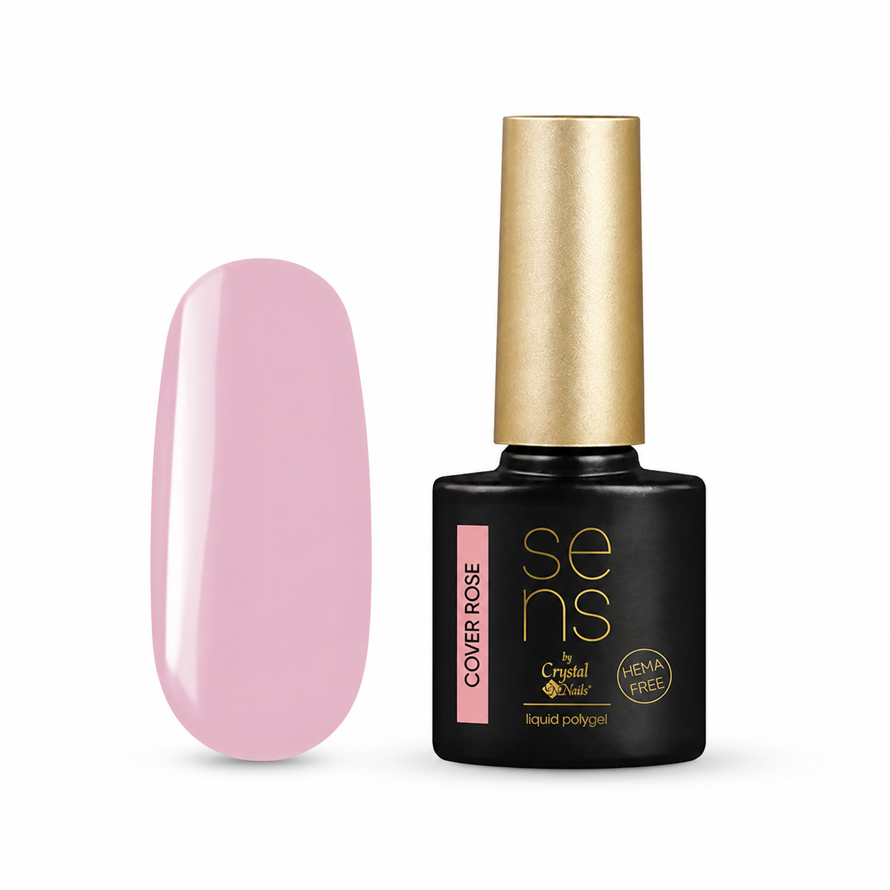 Sens Liquid Acrylgel - Cover Rose - 10ml - Crystal Nails