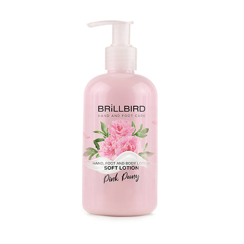 Cremă SOFT pentru mâini și picioare - Pink Peony - 250ml - BrillBird