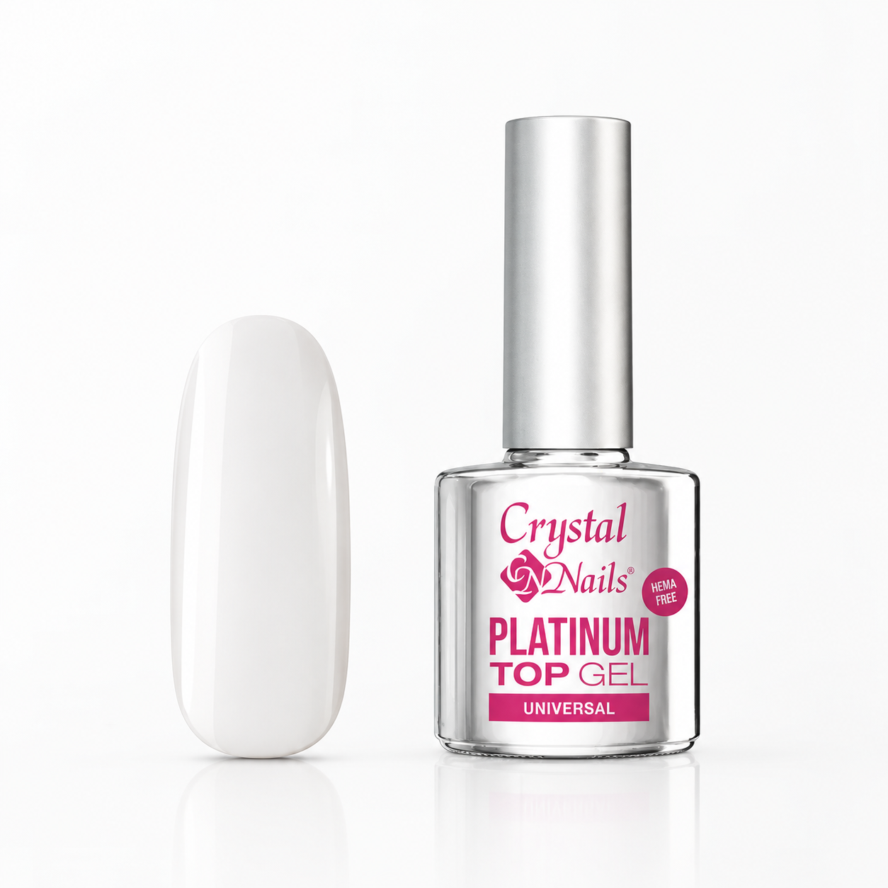 Sample - Platinum Top Gel - Efect Oglindă - 4ml - Crystal Nails