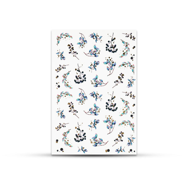 Abtibild Unghii Water - Winter bloom image 0
