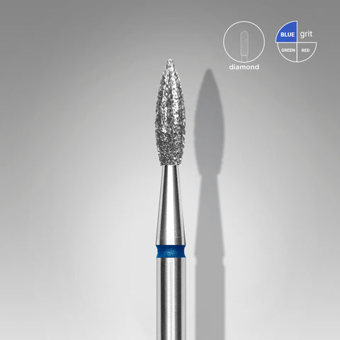 Cap Diamant Flacără Ascuțită Albastru - EXPERT 2,3/8 mm FA11B023/8 - Staleks