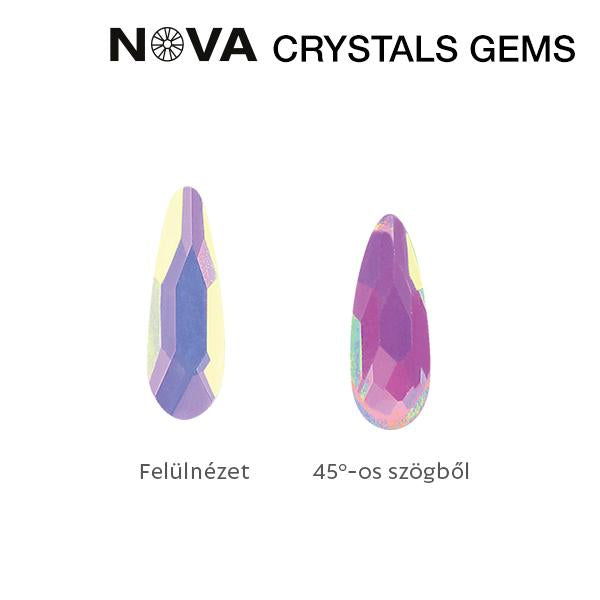Strasuri Nova Gems Drop 2X6 Mm Aurora (10 Buc) image 0