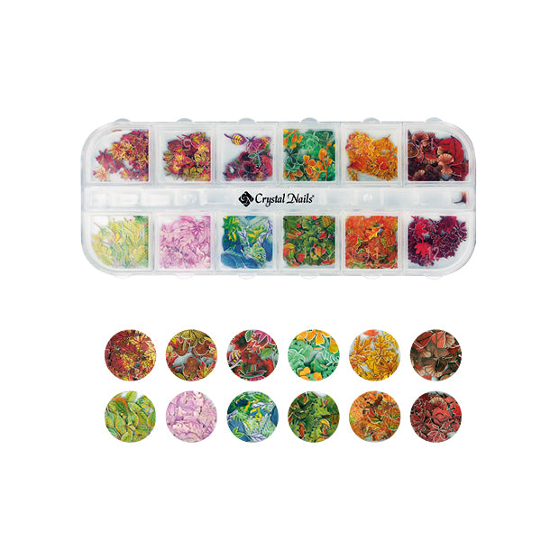 Decor - Fall leaves mix – Crystal Nails