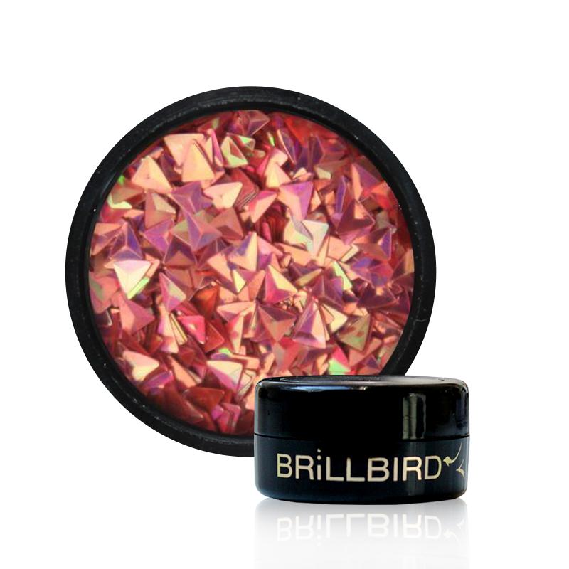 3D Triangle - Peach - BrillBird