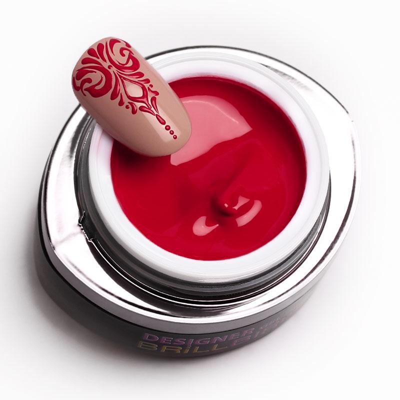 Designer Gel Red - 3ml - BrillBird