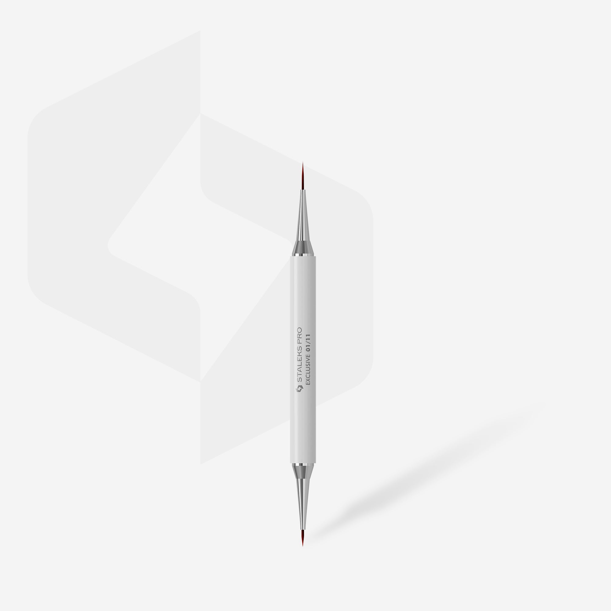 Pensulă Dublă Liner 7 mm / Liner 12 mm - EXCLUSIVE NBX-01/11 - Staleks