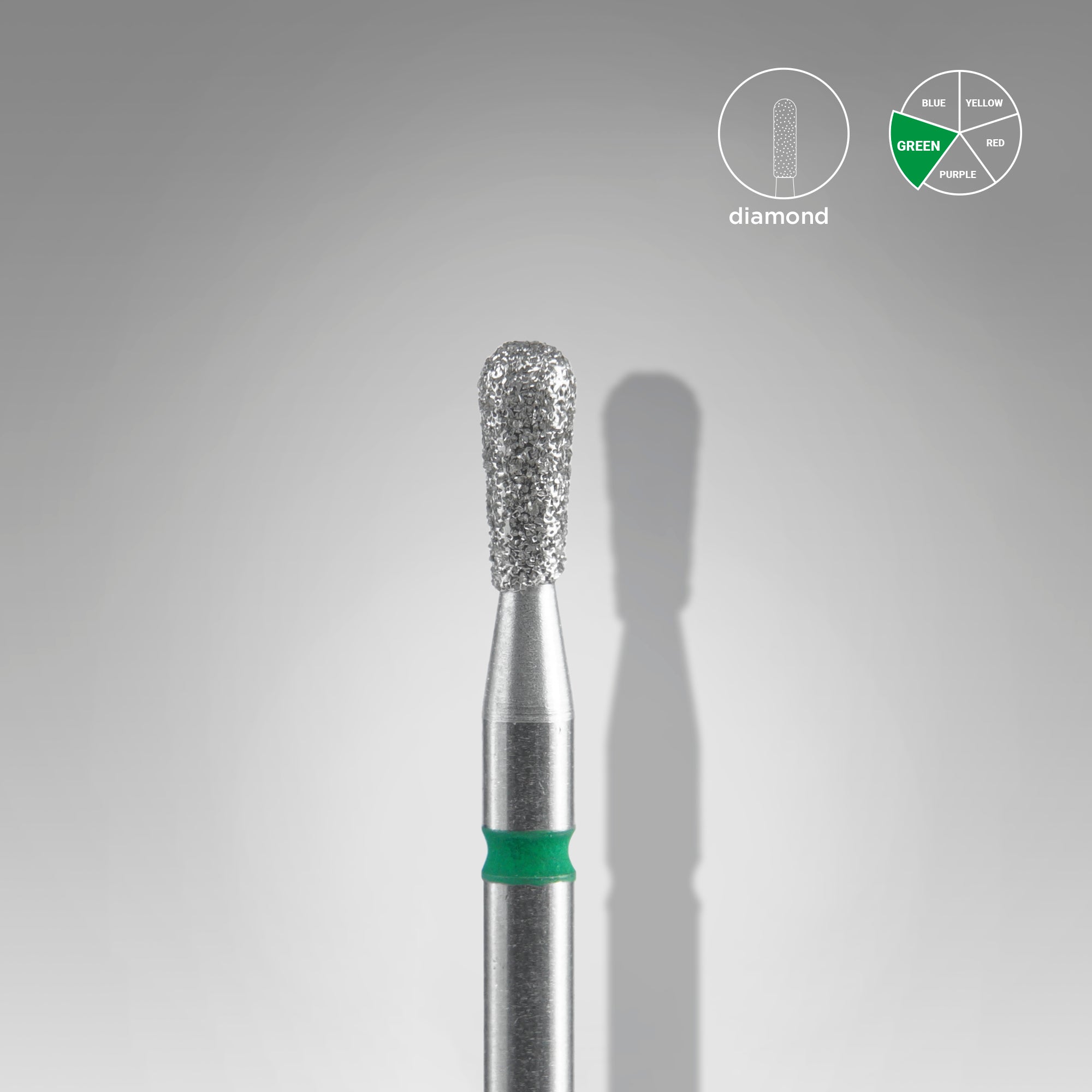 Cap Diamant Chibrit Verde - EXPERT 2,3/5 mm FA120G023/5 - Staleks