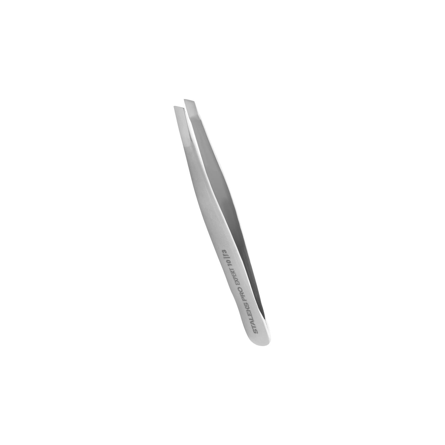 Pensetă pentru sprâncene cu prindere în unghi, lată STALEKS Expert 10 TE-10/3 | T7-10-02 image 0