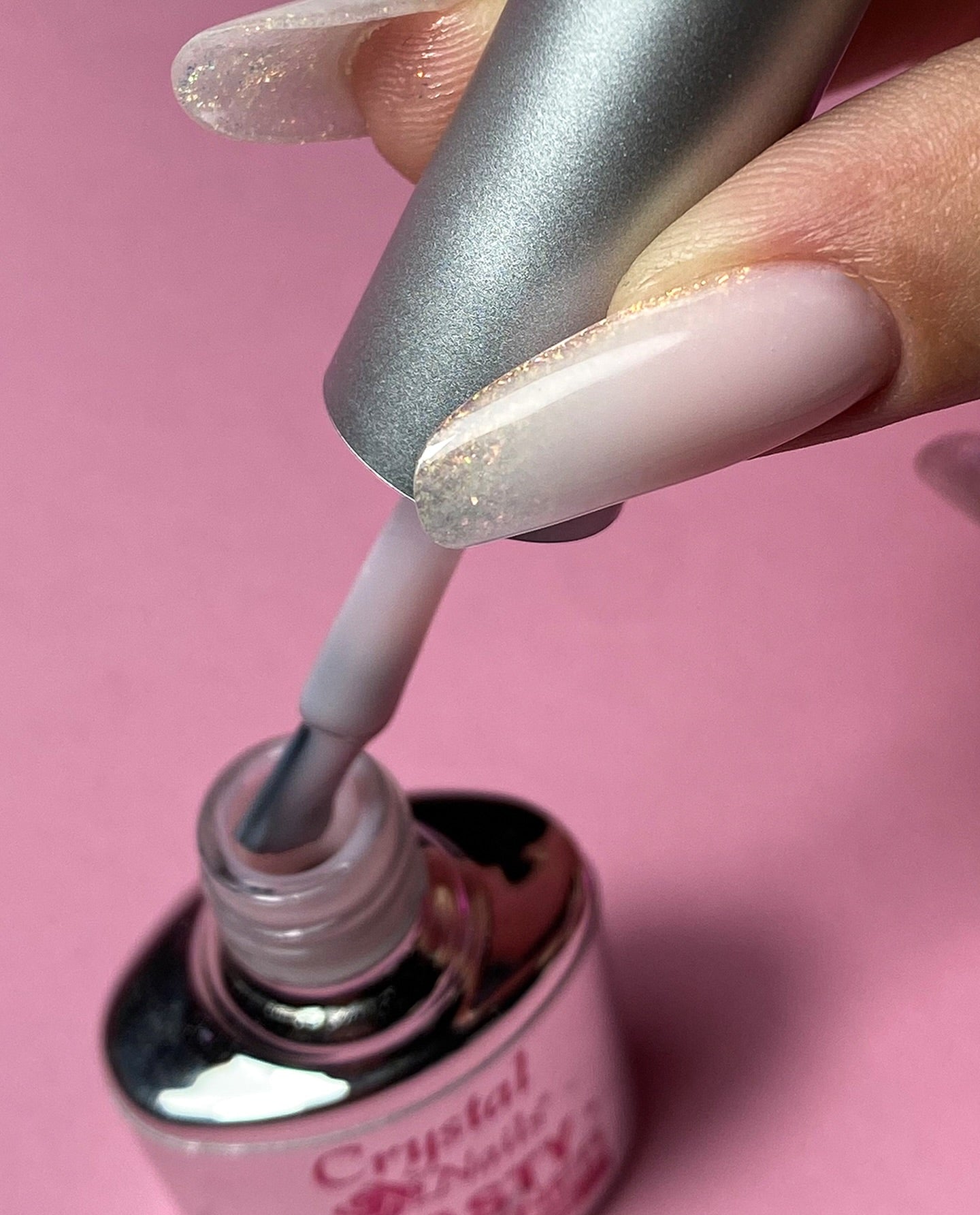Elasty Hardener Gel - Milky Rose – Crystal Nails