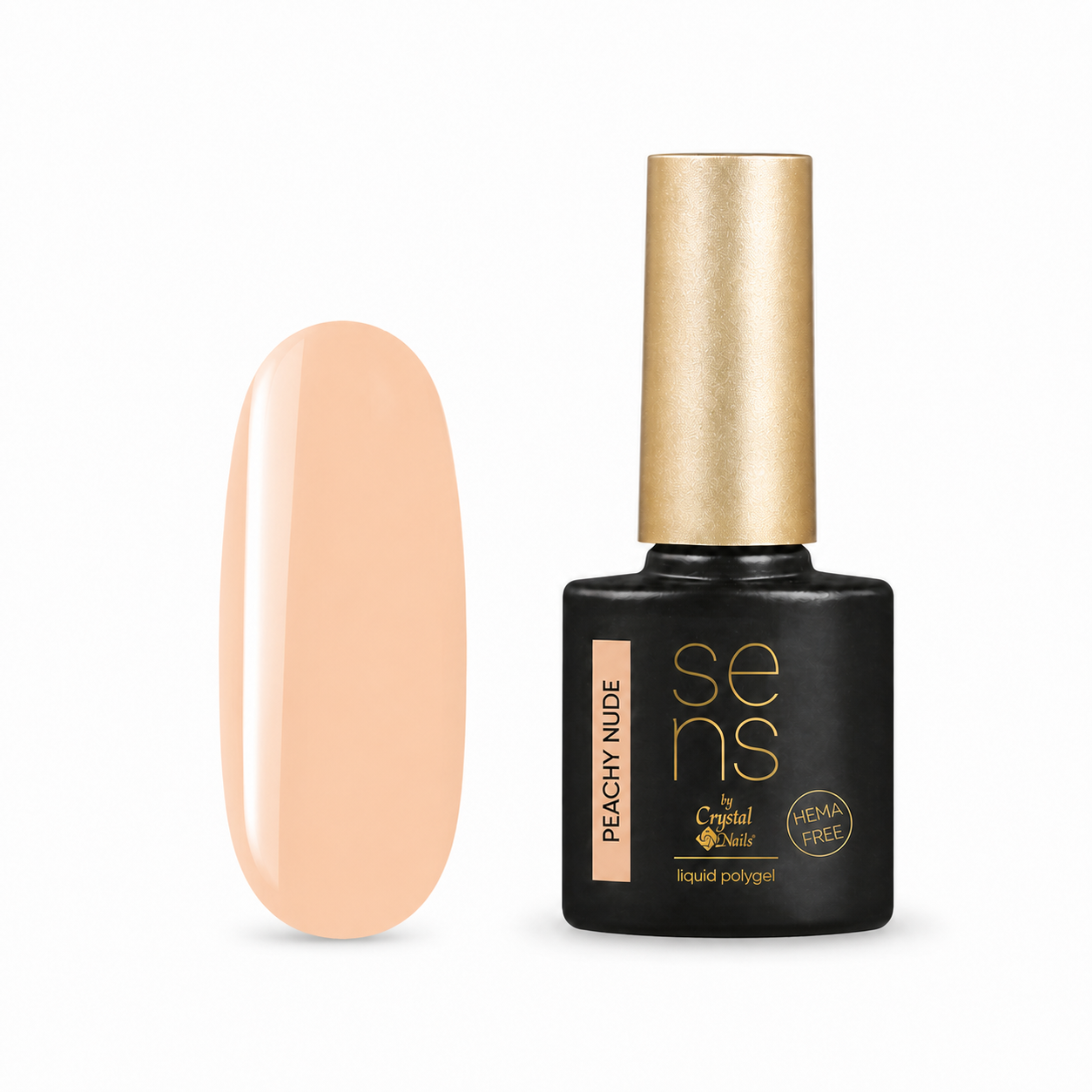 Sens Liquid Acrylgel - Peachy Nude - 10ml - Crystal Nails