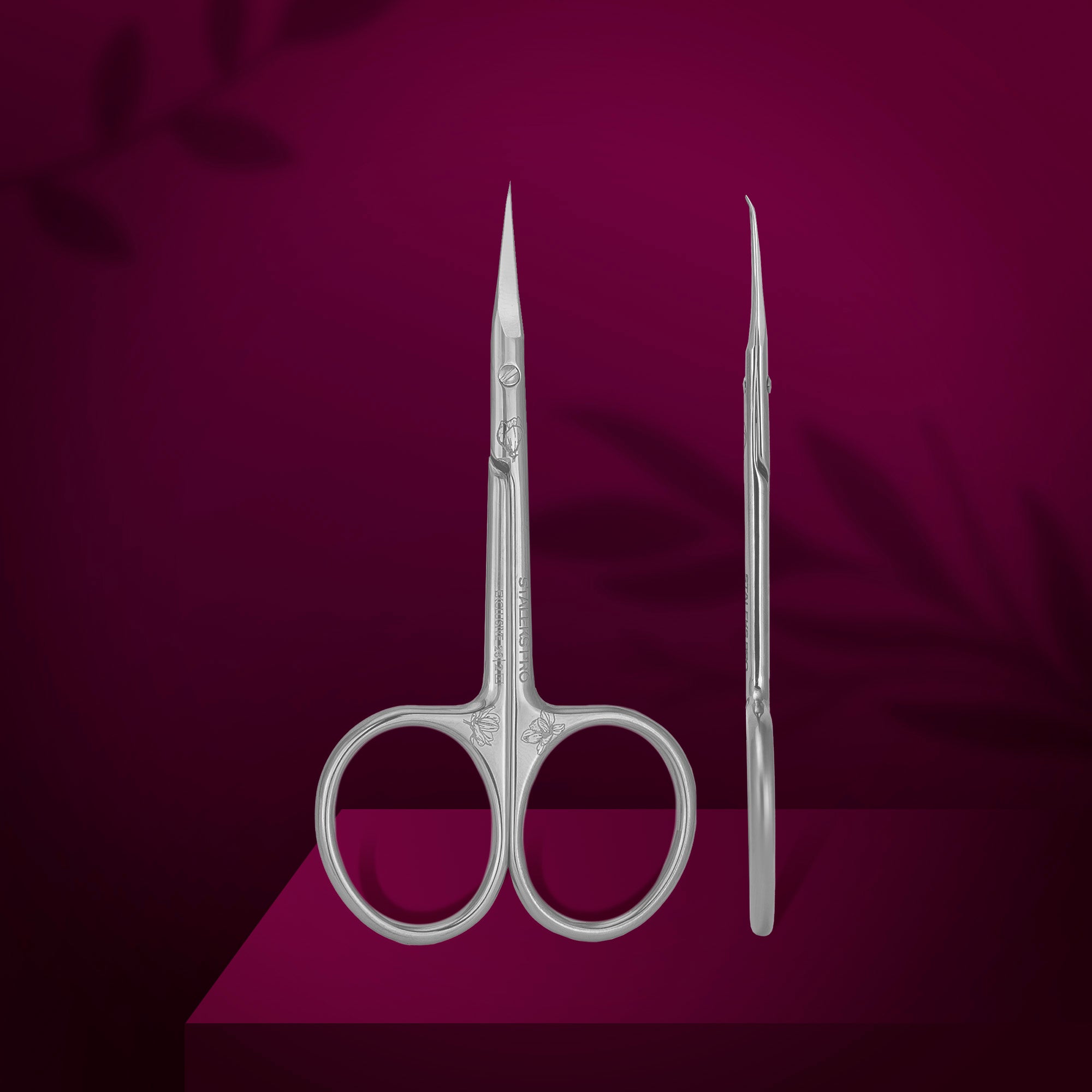 Forfecuță profesională pentru cuticule cu vârf cârlig EXCLUSIVE 23 TIP 2 (magnolie) (SX-23/2M) – Staleks