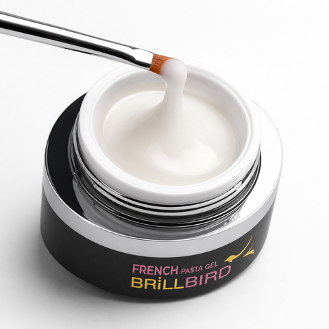 French Pasta White Builder Gel - 5ml - BrillBird