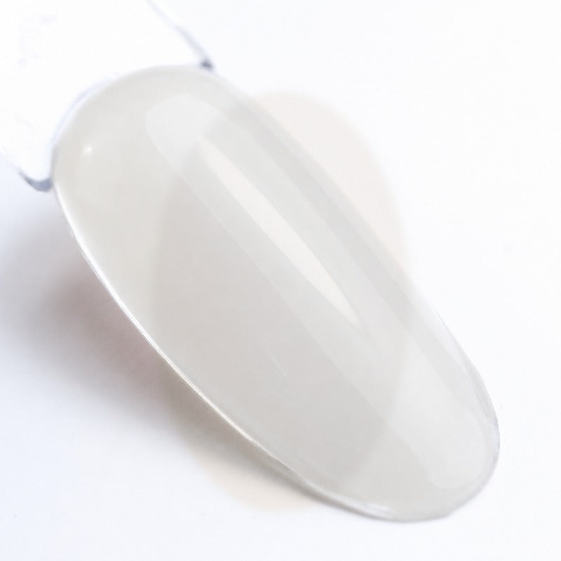 French Pasta White Builder Gel - 5ml - BrillBird - nuanță pe tips