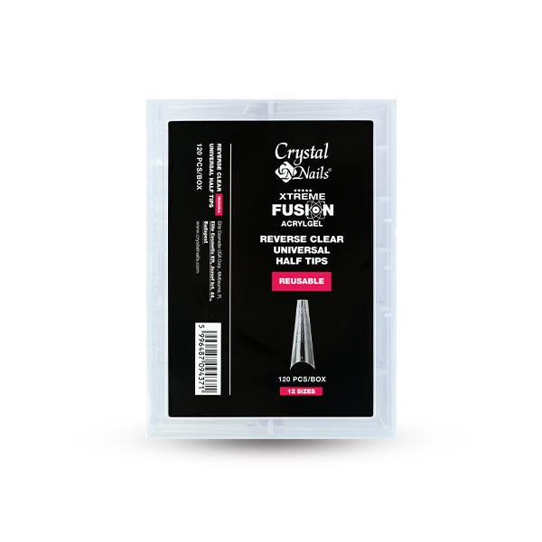 Fusion Acrygel Reverse Tips - Universal Half – Crystal Nails