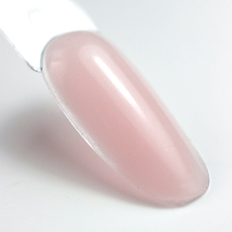 future-polygel-milky-rose-30-g-brillbird - nuanță pe tips