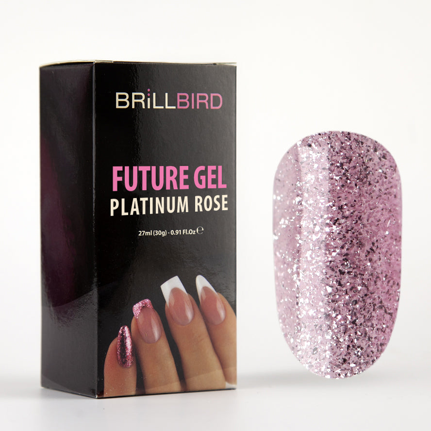 Future Polygel Platinum Rose - 30g - BrillBird – imaginea 3