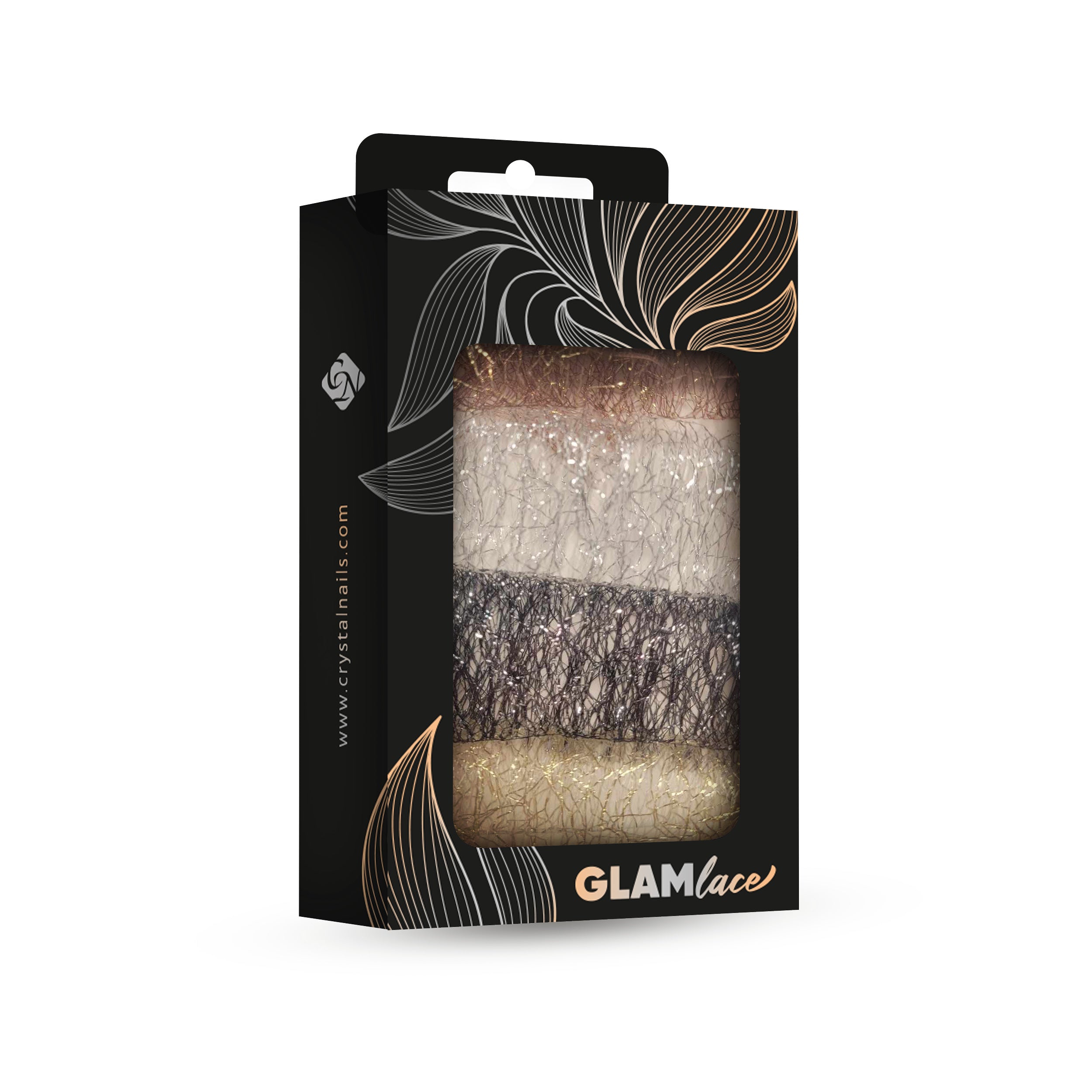 Glam Lace – Crystal Nails