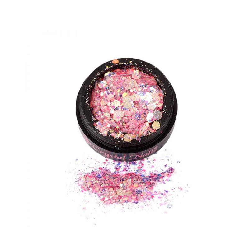 Glam Glitters - Pink Rainbow * – Crystal Nails