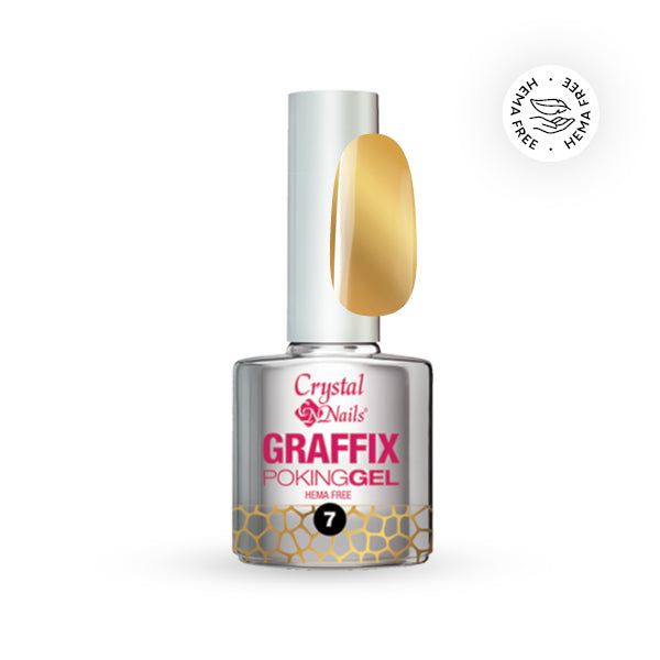 Graffix Poking Gel - 07 Gold - 4ml – Crystal Nails
